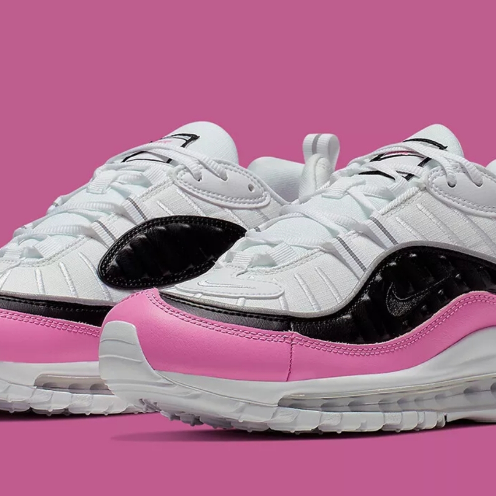 Nike Air Max 98 White / black china rose